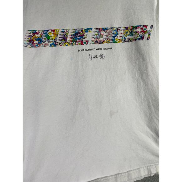 Billie‎ Eilish  x Takashi Murakami Uniqlo UT Graphic Tee White Size S - Picture 4 of 12